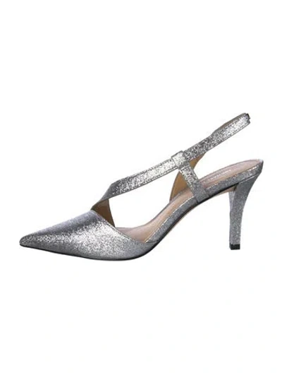 Pre-owned Michael Kors Glitter Slingback Pumps