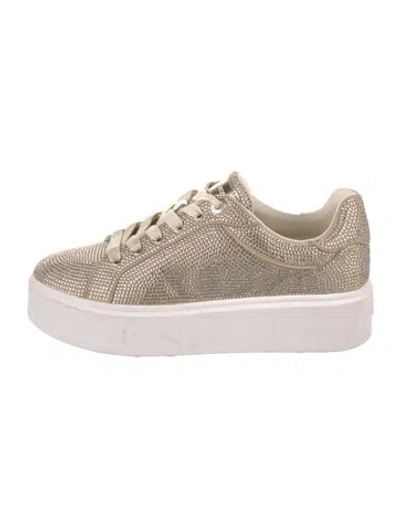 Pre-owned Michael Kors Glitter Sneakers In Multi