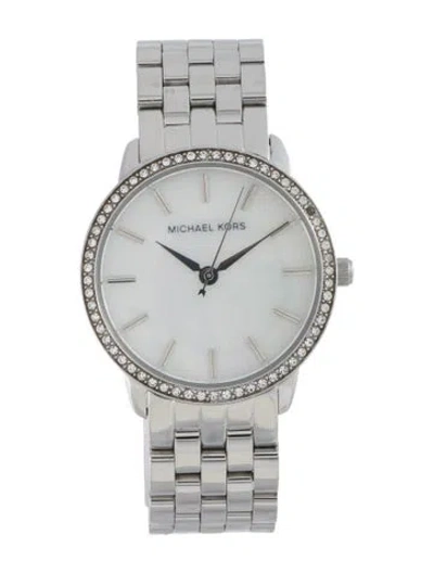 Pre-owned Michael Kors Glitz Watch, 35mm In Multi