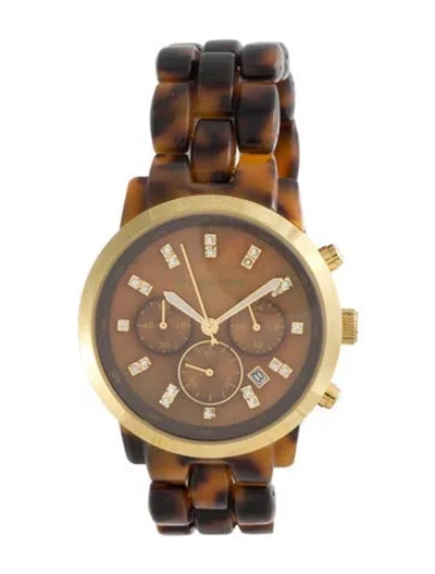Pre-owned Michael Kors Glitz Watch, 43mm In Multi