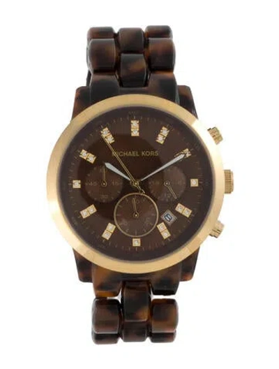 Pre-owned Michael Kors Glitz Watch, 43mm In Multi