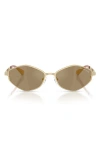 Michael Kors Gold Coast 56mm Angular Sunglasses In Multi