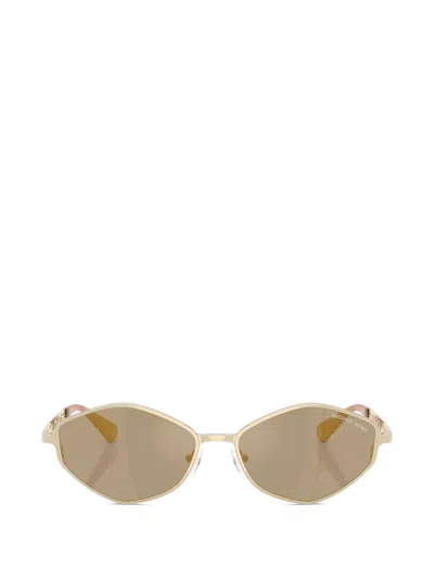 Michael Kors Gold Coast 56mm Angular Sunglasses In Multi