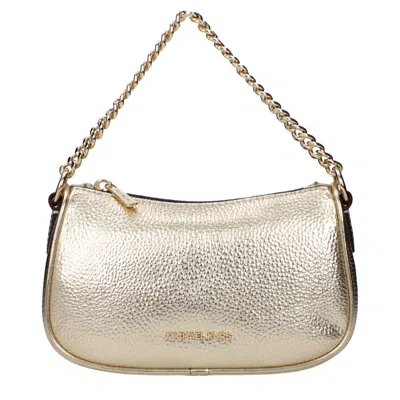 Michael Kors Gold Leather Handbag