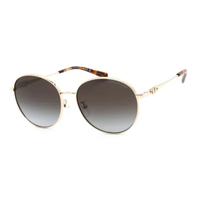 Michael Kors Gold Metal Sunglasses In Multi