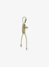 Michael Kors Gold-tone And Metallic Braided Cord Bag Charm