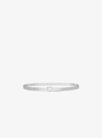 Michael Kors Gold-tone Chain Belt In Metallic