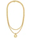 Michael Kors Mk Pop Charm Chain-link Necklace In Gold