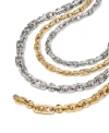 Michael Kors Gold Tone Or Silver Tone Astor Link Chain Necklace Collection In Silver