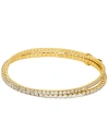 Michael Kors Gold-tone Or Silver-tone Brass Double Bracelet Set In Gold