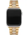Michael Kors Gold-tone Stainless Steel Curb Chain Band For Apple Watch 38mm And 40mm In Gold-tone