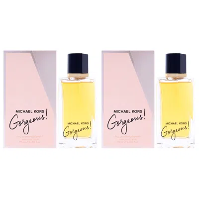 Michael Kors Gorgeous By  For Women - 3.4 oz Edp Spray - Pack Of 2 In Multi