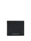 Michael Kors Logo-lettering Wallet In Schwarz