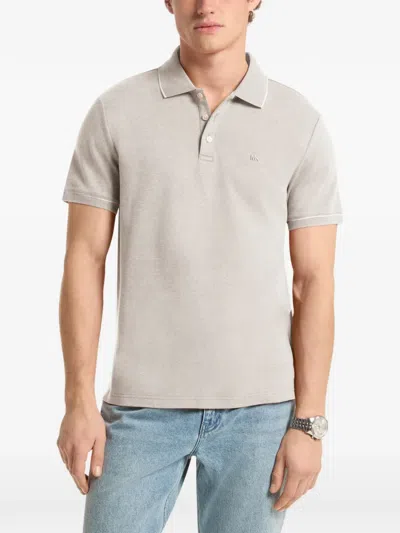 Michael Kors Gramercy Cotton Polo Shirt In Multi