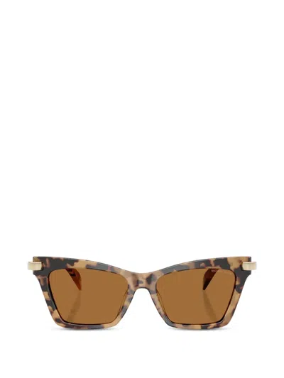 Michael Kors Grand Cayman Cat-eye Frame Sunglasses In Brown