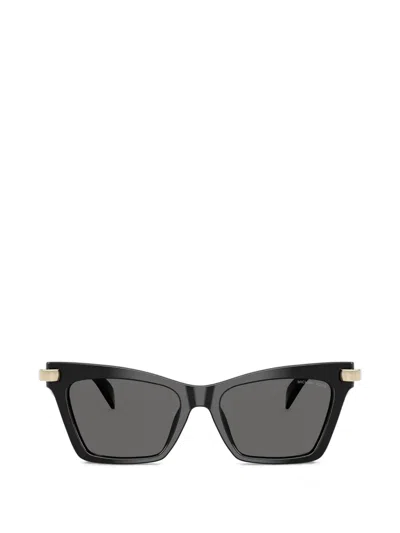 Michael Kors Grand Cayman Geometric-frame Sunglasses In Black