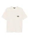Michael Kors Graphic-logo Cotton T-shirt In Neutral