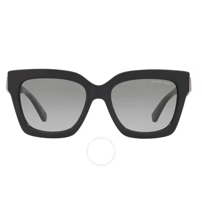 Michael Kors Gray Gradient Square Ladies Sunglasses Mk2102 300511 54 In Blue