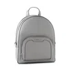 Michael Kors Gray Leather Backpack In Gray