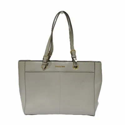 Pre-owned Michael Kors Gray Leather Shoulder Bag Tote Bag ()