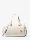 Michael Kors Grayson Medium Pebbled Leather Duffel Bag In Brown