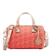 Michael Kors Grayson Signature Logo Duffle Bag In Pink