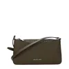 Michael Kors Green Fabric Crossbody Bag In Green