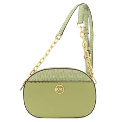 Pre-owned Michael Kors Green Leather Shoulder Bag ()