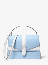 Michael Kors Greenwich Medium Color-block And Signature Logo Satchel