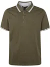 Michael Kors Greenwich Polo Shirt Contrast Trim In Green