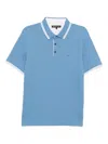 Michael Kors Greenwich Polo Shirt In Blue