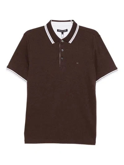 Michael Kors Greenwich Poloshirt In Brown