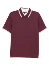 Michael Kors Greenwich Polo Shirt In Burgundy