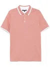 Michael Kors Short Sleeve Polo Shirt In Pink