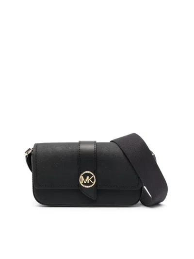 Michael Kors Greenwich Sling Crossbody Bag In Black