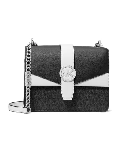 Michael Kors Greenwich Small Color-block Signature Logo Crossbody Bag