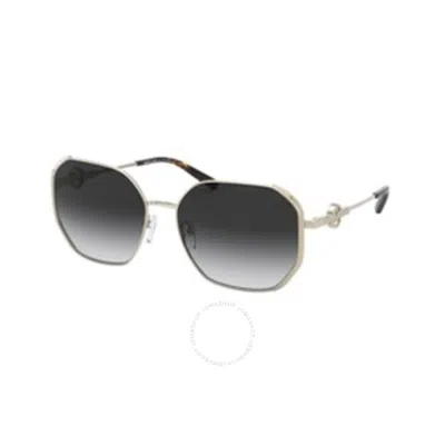 Michael Kors Grey Gradient Ladies Sunglasses Mk1074b 10148g 57 In Gray