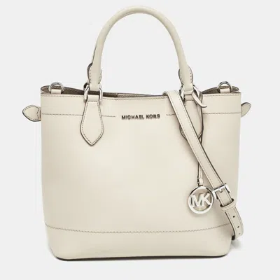 Pre-owned Michael Kors Grey Leather Eden Tote