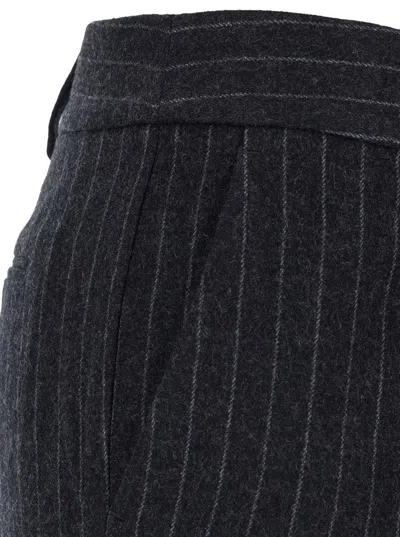 MICHAEL KORS MICHAEL KORS PINSTRIPED WOOL TROUSERS