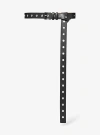 Michael Kors Grommeted Leather Belt In Black
