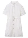 Michael Kors Guipure-lace Dress In White