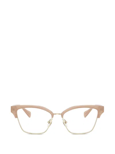 Michael Kors Gustavia Square-frame Glasses In Neutral