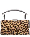 Michael Kors Gwyneth Haircalf & Leather Frame Bag
