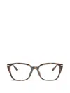 Michael Kors 54mm Rectangle Optical Glasses In Multi