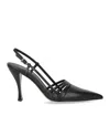 Michael Kors Haisley Black Slingback Pump In Black