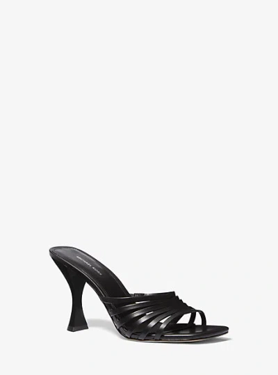Michael Kors Haisley Leather Sandal