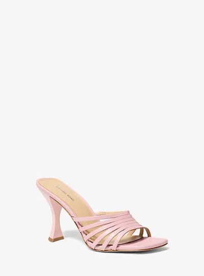 Michael Kors Haisley Leather Sandal In Pattern