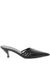 Michael Kors Haisley Mules In Black