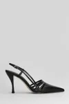 Michael Kors Haisley Black Slingback Pump In Black