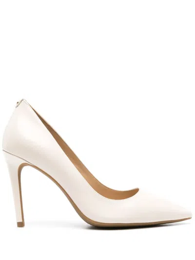 Michael Kors Half Heel Shoes In White
